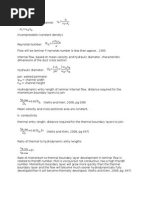 Equations For Microchannel Analysis