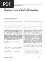 2-D Electrical Resistivity Imaging For Investigating An Active PDF