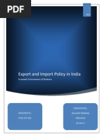 Export Import India