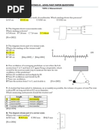 O Level Worksheets PHYSICS.