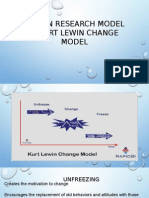 Action Research Model & Kurt Lewin Change Model