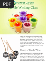 Candle Wicking Class