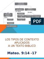 Tipos de Contexto en La Biblia.