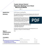 Poudre School District Long Range Plan (March 2015 Draft)