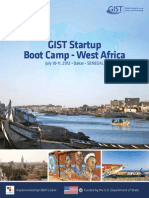 2012 Senegal GIST Boot Camp Brochure