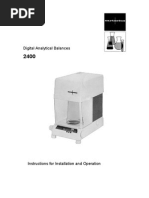 Digital Analitic Balance-2400 Series