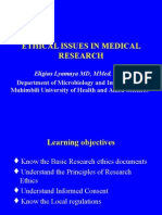 Ethics in Medical Research UG