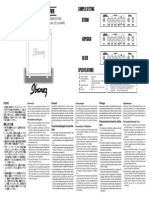 Ibanez ACA10 Amp Manual