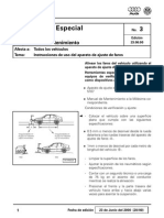 Alineacion de Faros Procedimiento