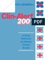 Clinical Alert A Quick Reference To Adverse Clinical Events