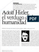 Entrevista A Hitler