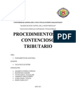 Procedimientos No Contencioso Tributario