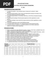 Affiliated Institutions B.E. Electrical and Electronics Engineering R - 2013 Program Educational Objectives