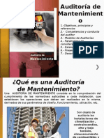  Auditoría de Mantenimiento