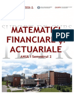 Matem Financiare Actuariale - Curs