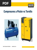 Comparativa Tornillo Vs Piston