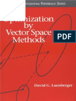 Optimization With Vector Space Methods