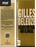 Deleuze - Critical and Clinical