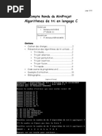 Langage C: Les Différents Algorithmes de Tri