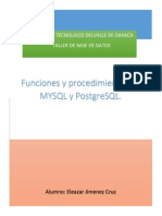 Funciones y Procedimientos en MYSQL y PostgreSQL