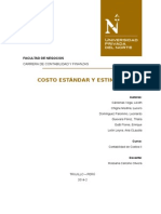 Costo Estándar y Estimado 