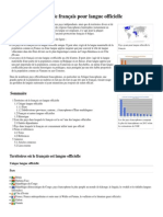 Liste Des Pays Ayant Le Français Pour Langue Officielle - Wikipédia