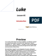 Introduction To Luke