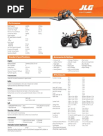 JLG 642 Spec Sheet