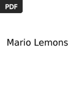 Mario Lemons Resume