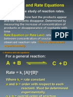 Kinetics, Rate Equations, Rds