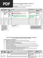 Form 2: Sample Program Element Worksheet - Element #X