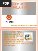 Sistemul de Operare Ubuntu