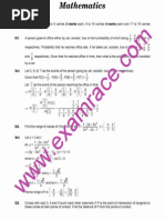 IIT Mathematics 2005