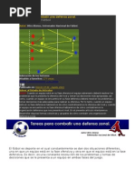 Tareas para Combatir Una Defensa Zonal