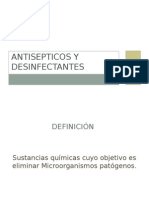 Antisepticos y Desinfectantes