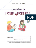 Cuaderno de Lectoescritura II