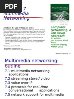 Multimedia Networking: Computer Networking: A Top Down Approach