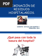 Eliminación de Residuos Hospitalarios