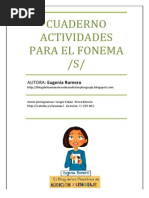 Actividades Fotocopiables Fonema S PDF