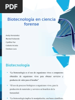 Biotecnología en Medicina Forense