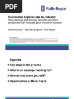 Career Planning - Industrial View (Noon, Rolls Royce, 2011)