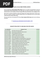 Subjects Related To: Dam Analysis With Ansys