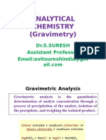 Gravimetry