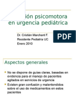 Agitación Psicomotora en Urgencia Pediátrica