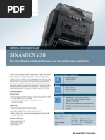 Sinamics V20 Folleto