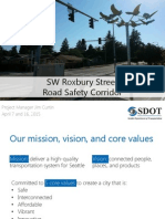 SDOT's SW Roxbury Plan