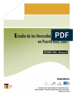 Estudio de Las Necesidades Sociales en Puerto Rico 2007 Volumen II