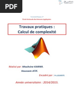 Rapport TP Matlab Mas