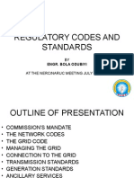 Regulatory Codes and Standards