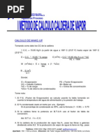 I Metodo de Calculo Caldera de Vapor